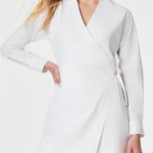 *BLACK* SPANX Wrap Dress NWT Still in Bag Size S